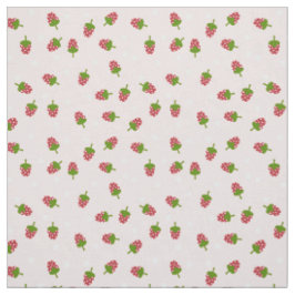 Tecido Morango Rosa, Padrão Bonito Kawaii, Rapariga