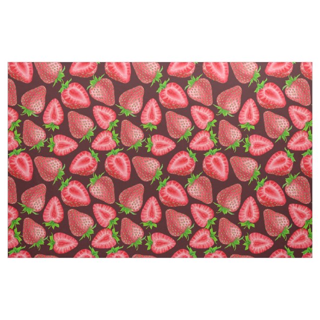 Tecido Morangos (Fat Quarter)
