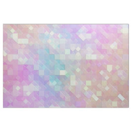 Tecido mosaico do pastel holo sparkle: