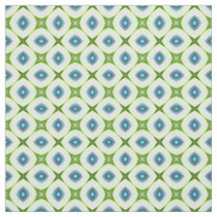 Tecido Mosaico dos quadrados do Verde limão Aqua Turquoi