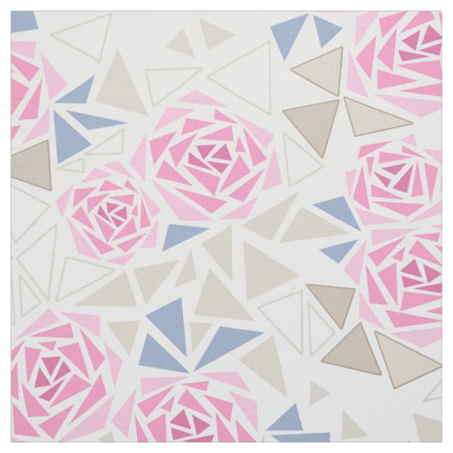 Tecido Mosaico, flores (Modelo)