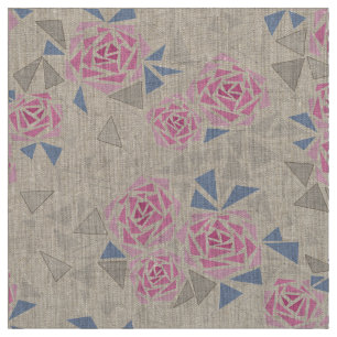 Tecido Mosaico, flores