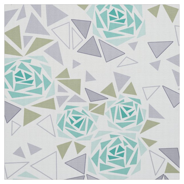 Tecido Mosaico, flores (Modelo)