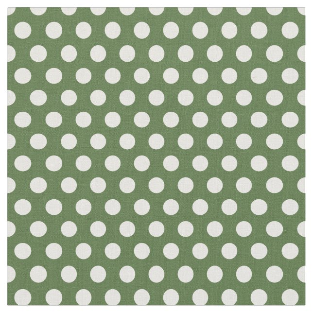 Tecido Moss Green Bolinhas (Detalhe)