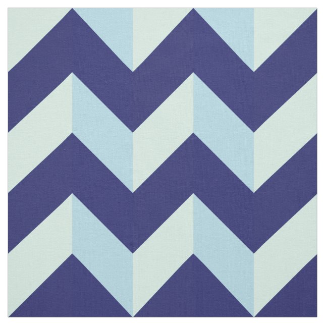 Tecido Motif Chevron Bleu (Modelo)