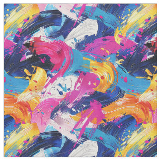 Tecido motif coups de pinceaux