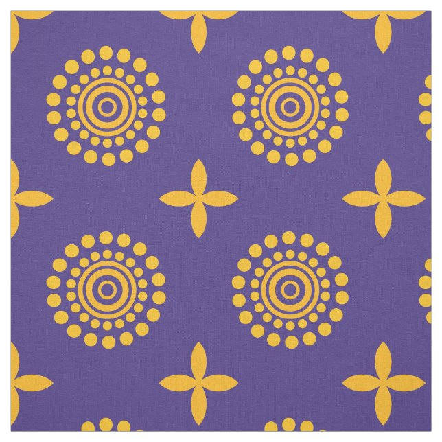 Tecido Motif mosaïque du Soleil (Modelo)