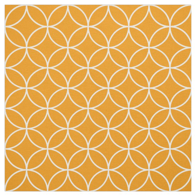 Tecido Motif Shippô Orange et blanc (Modelo)