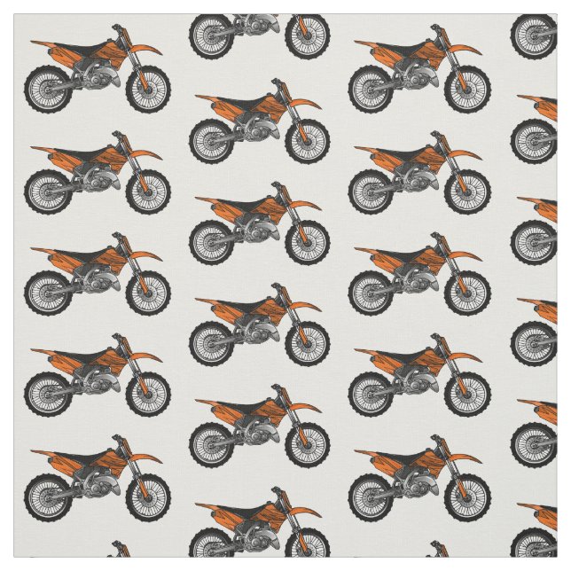 Tecido Moto fora-de-estrada/desenho animado (Modelo)