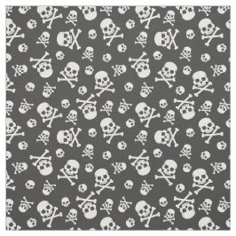 Tecido Motociclo Crânio e Crossbones