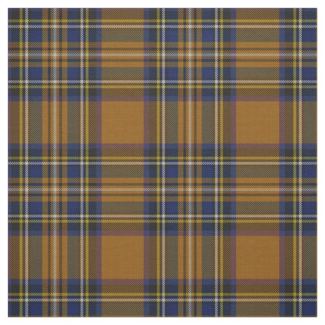 Tecido Multi cor Dourado, azul, xadrez amarela da listra (Modelo)