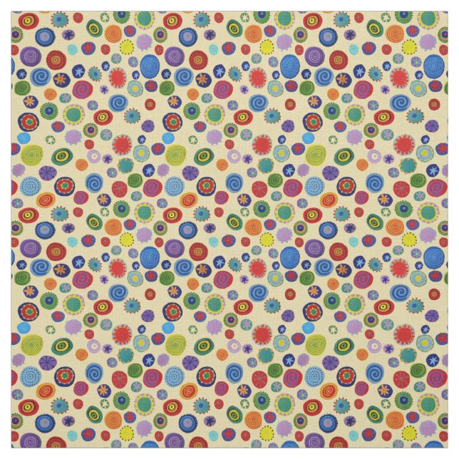 Tecido Multicoloração de pontos de festas duplos (Modelo)