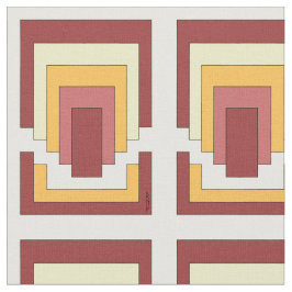 Tecido Multicor do Abstrato retângulo (estilo 70s)