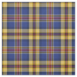 Tecido Murtagh Tartan Blue e Dourada Xadrez irlandesa