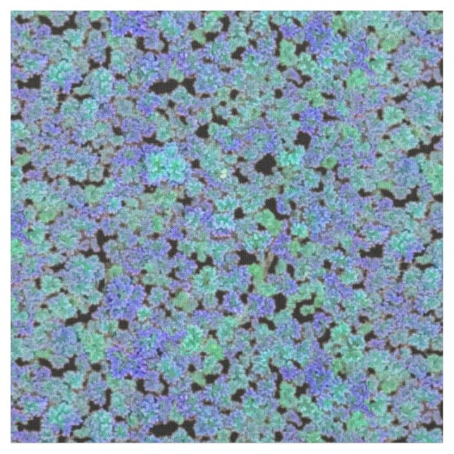 Tecido Musgo feericamente - azul (Detalhe)