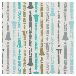 Tecido Música Clarinet Musical Instruments Banda Orchestr