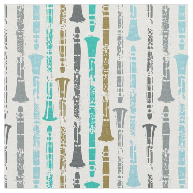 Tecido Música Clarinet Musical Instruments Banda Orchestr (Detalhe)