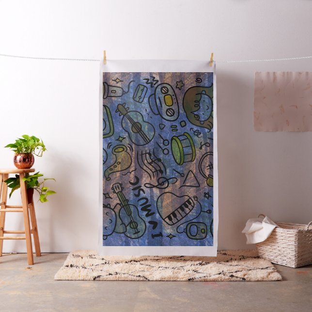 Tecido música feliz (In Situ)