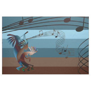 Tecido Música Kokopelli do Sudoeste