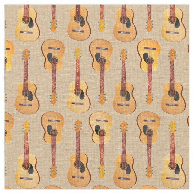 Tecido Músico de Guitarras Acústicas Clássicas (Detalhe)