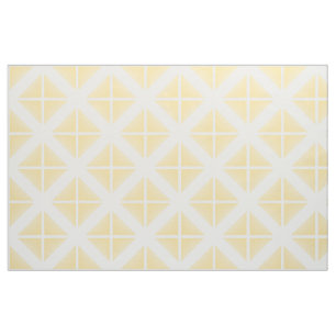 Tecido na moda branco amarelo do teste padrão dos
