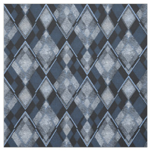 Tecido Na moda clássico de cinza azul texturizada
