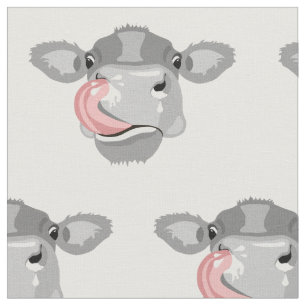 Tecido nariz a lamber vaca
