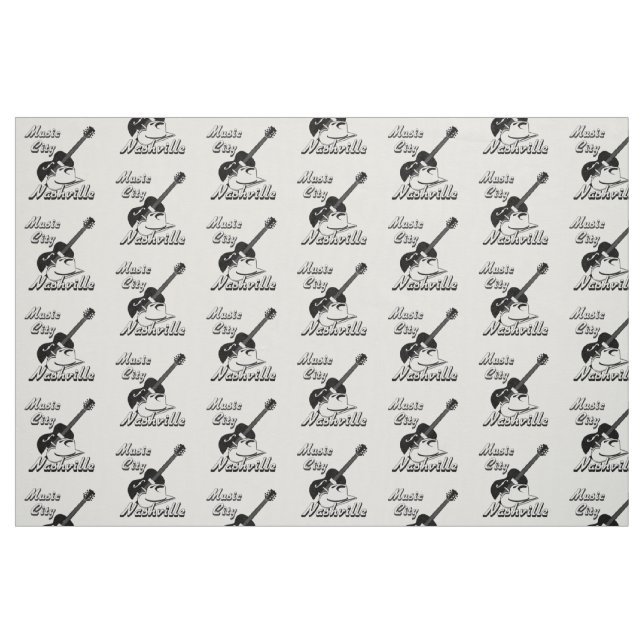 Tecido Nashville. Cidade da Música (Fat Quarter)