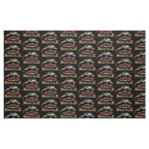 Tecido Nashville. Cidade da música