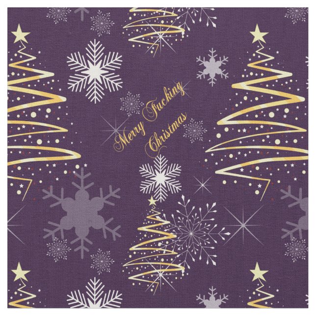 Tecido Natal de Feliz (Detalhe)