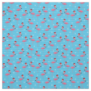 Tecido Natal Flamingo