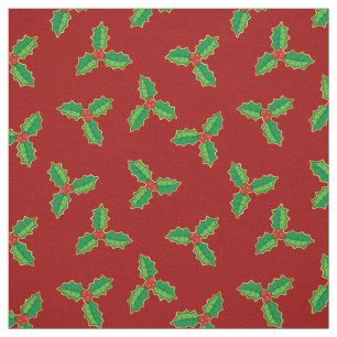 Tecido Natal Holly Pattern