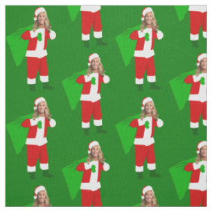 Tecido natal Marjorie Taylor Greene papai noel