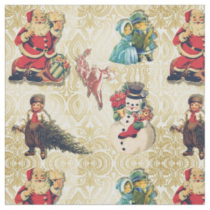 Tecido Natal retro