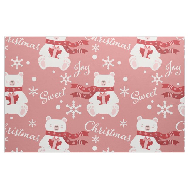Tecido Natal Rosa (Jarda)