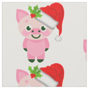 Tecido natal santa claus