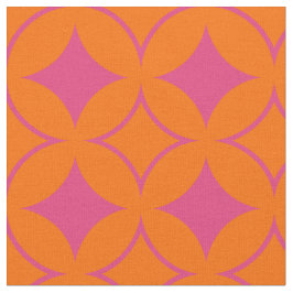 Tecido Navio cor-de-rosa e laranja