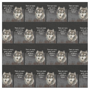 Tecido Nem todas as citações do Lobo Inspirador Humano
