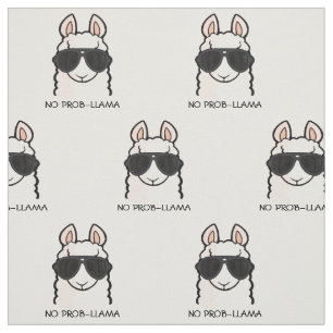 Tecido Nenhum Prob-Lama