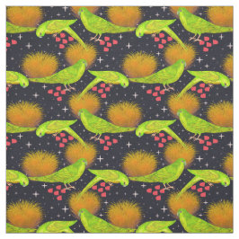 Tecido Neon Green Australian Parrots
