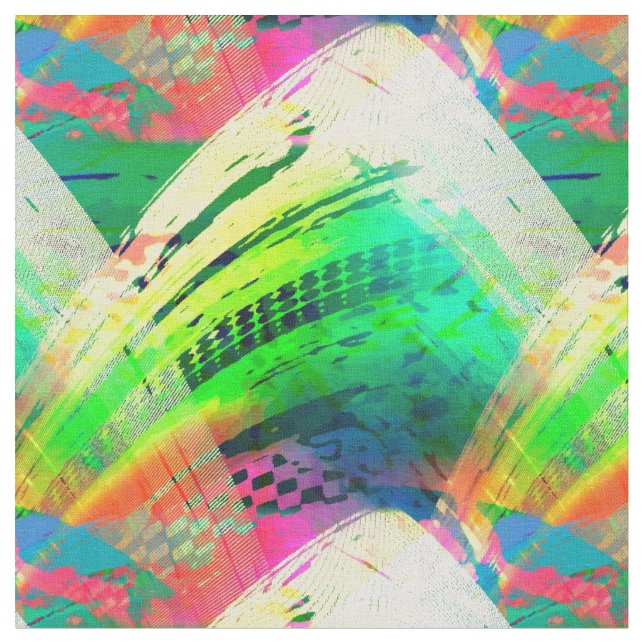 Tecido Néon tropical (Detalhe)