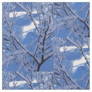 Tecido Neve do diamante