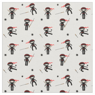 Tecido Ninjas bonito