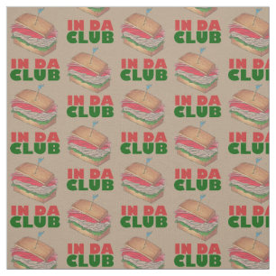 Tecido No Da Club Turkey Club Sandwich Engraçado Foodie D