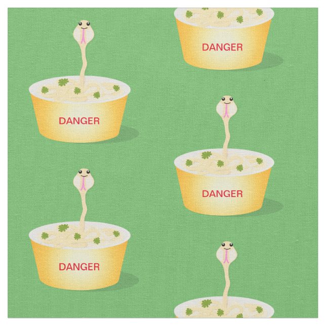 Tecido Nódulos bonitos cobra ilustram humor com ilustraçã (Detalhe)