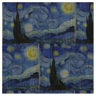 Tecido Noite Estrelada por Vincent Van Gogh