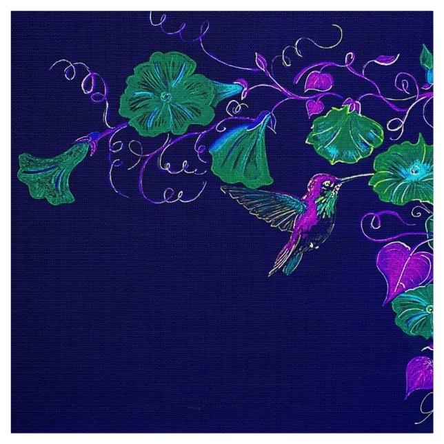 Tecido Noites de beija-flor (Modelo)