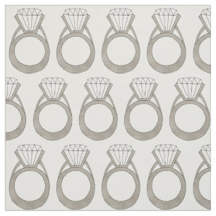 Tecido Noivado de Casamento Diamond Ring Noiva Bling Brid