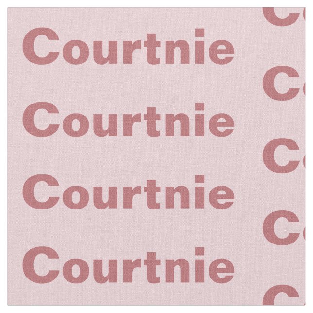 Tecido Nome personalizado (Detalhe)