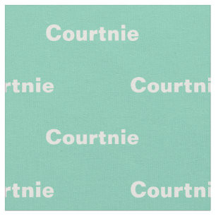 Tecido Nome personalizado